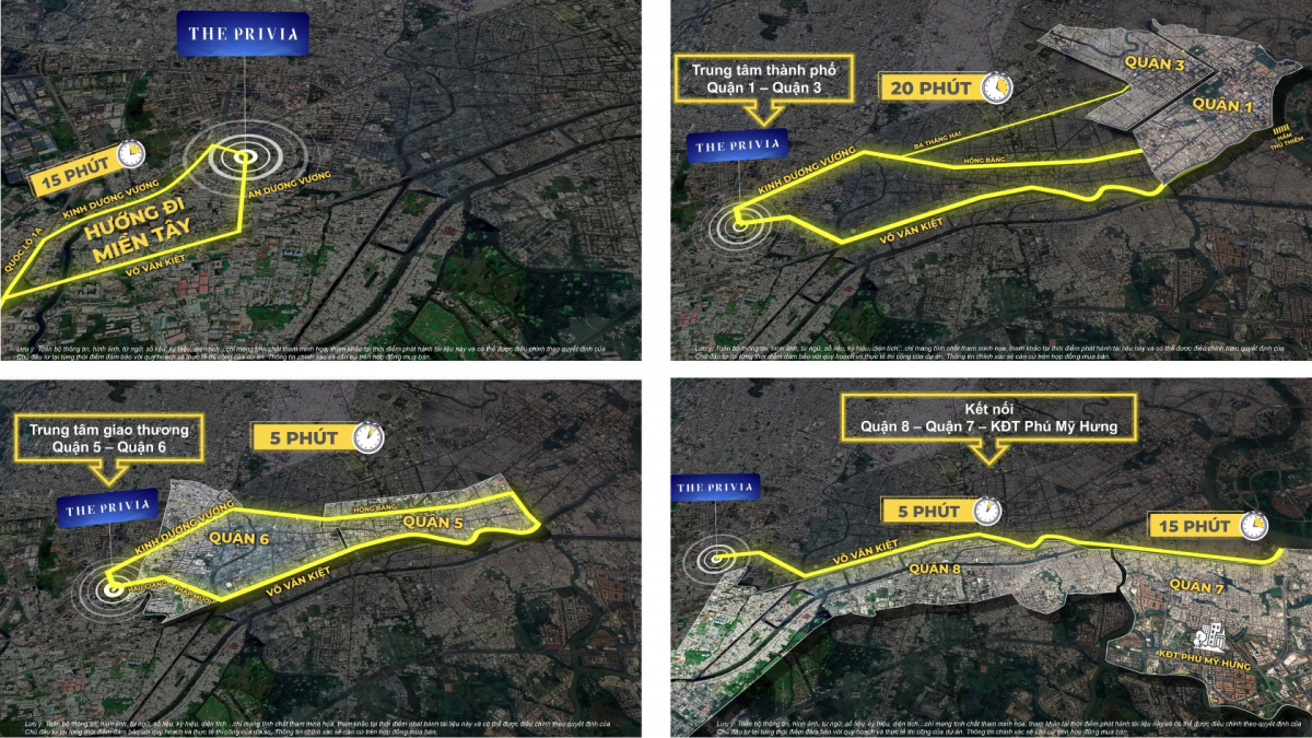 vị trí dự án The Privia